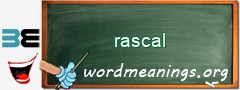 WordMeaning blackboard for rascal